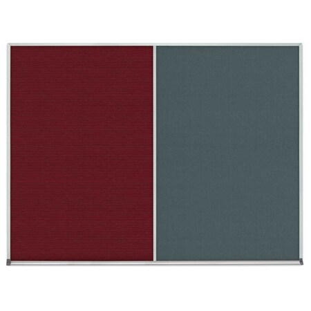 United Visual Products Single Door Radius Corkboard, 24"x36", Sat, UV7001RC-SATIN-KEYLIME UV7001RC-SATIN-KEYLIME